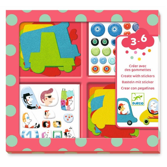 Cars Set - Create With Stickers