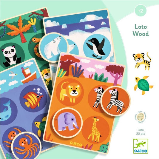 Loto Wood Educational Games
