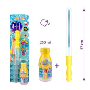 Bubbles Set: Bubble Sword and Double-Refill Solution - Tuban