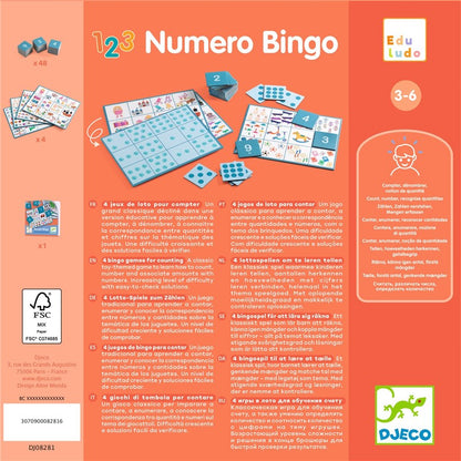 Eduludo 4 Juegos de Bingo - Djeco