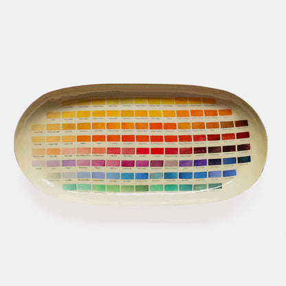 Nomenclature Of Colours Oval Enamel Tray