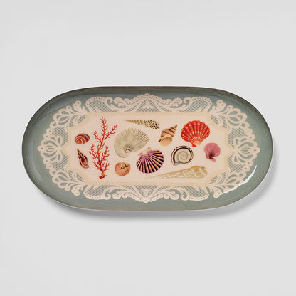 Specimens of the Sea Oval Enamel Tray
