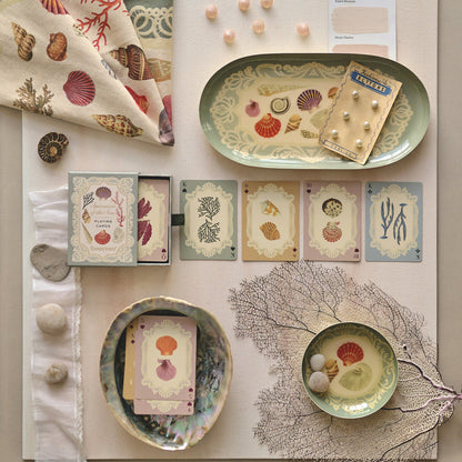 Specimens of the Sea Oval Enamel Tray