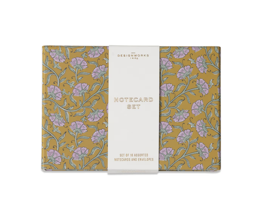 Vintage Floral Notecards ‐ Set of 16