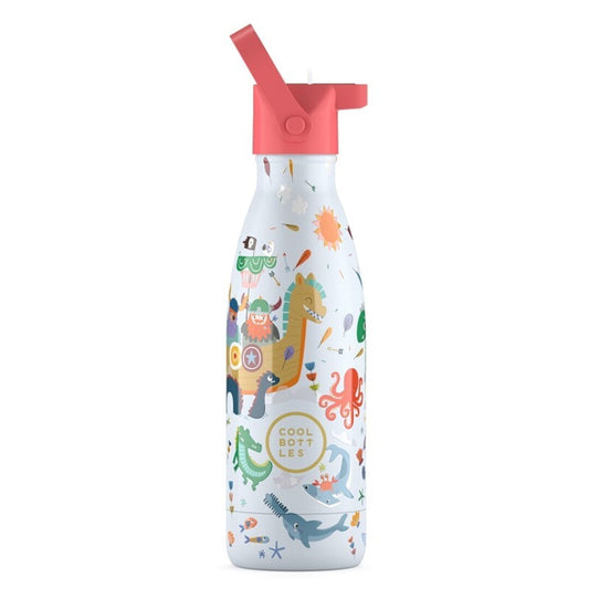 Brave Vikings - Kids Insulated Stainless Steel Bottle - 350 ml - Cool Bottles