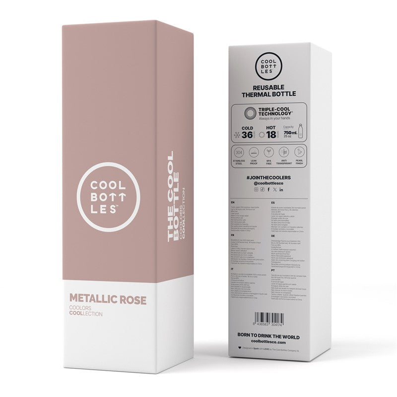 Metallic Pink Insulated Stainless Steel Bottle