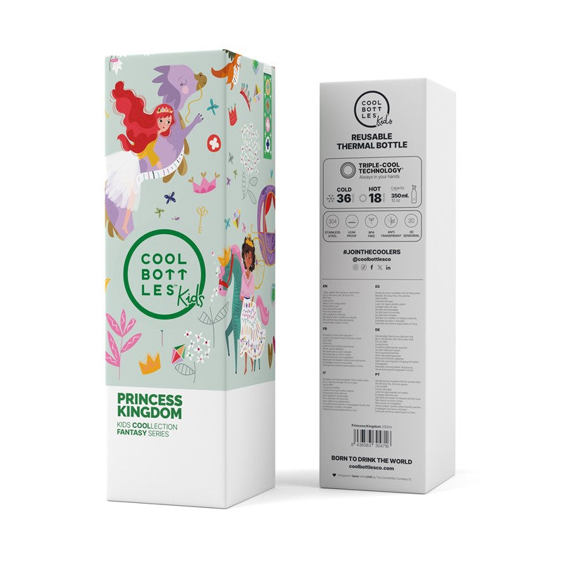 Princess Kingdom - Insulated Stainless Steel Bottle - 350ml