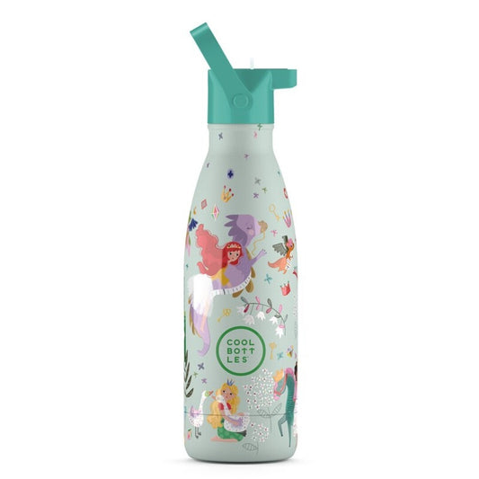 Princess Kingdom - Botella térmica de acero inoxidable - 350 ml