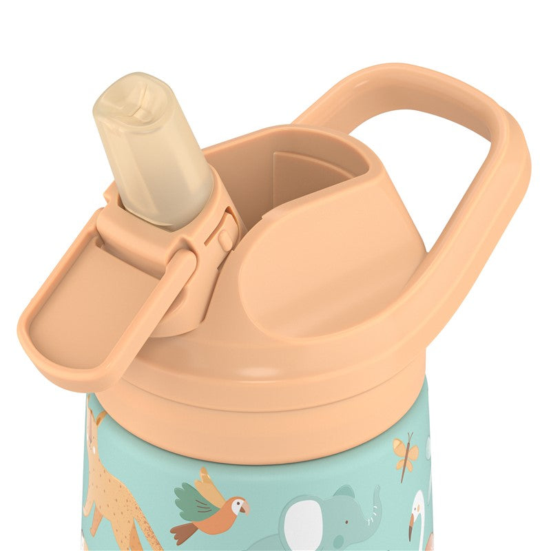 Wild Crew - Botella infantil de acero inoxidable con aislamiento - 350 ml