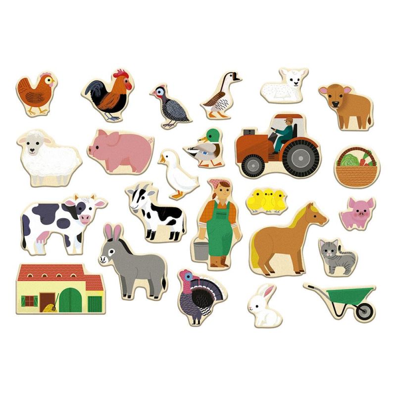 Farmix Magnetic Wooden Images