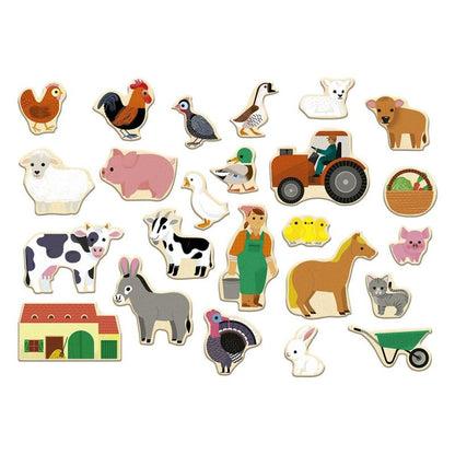 Farmix Magnetic Wooden Images