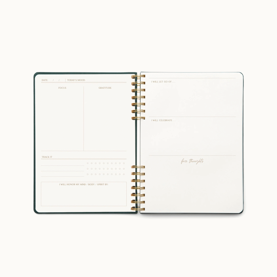 Vive bien - Diario de bienestar guiado - Designworks