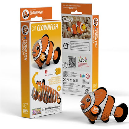Clownfish - Eco-Friendly 3D  Paper Puzzle - Eugy  037