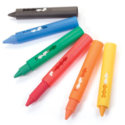 Waterproof Bath Crayons - 6 Colour Pack