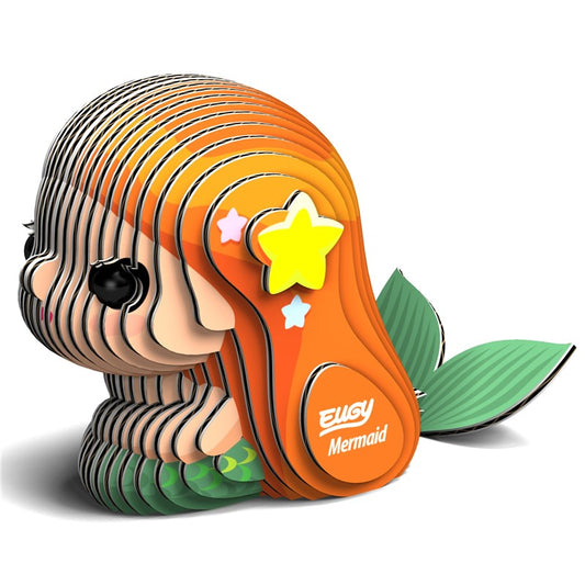 Sirena - Rompecabezas de papel 3D ecológico - Eugy 050