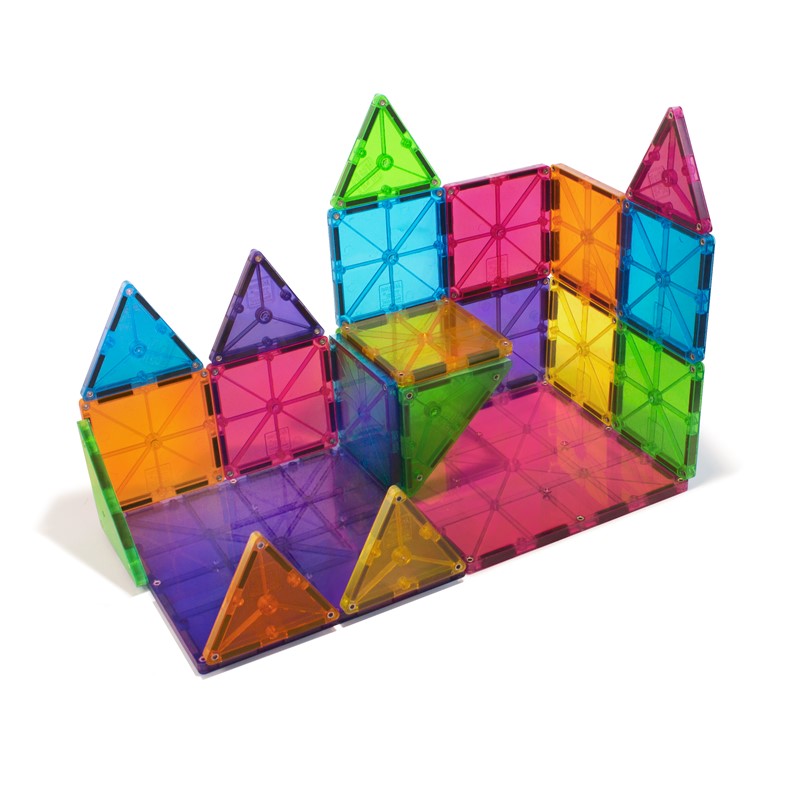 Col Transparente 32 Piezas Magnéticas - Magna Tiles