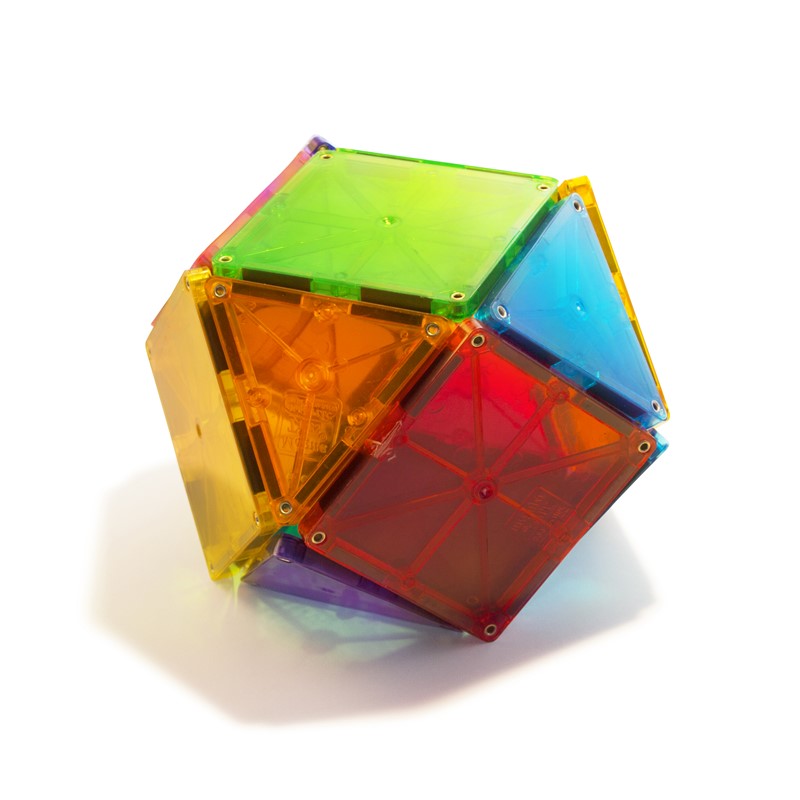 Col Transparente 32 Piezas Magnéticas - Magna Tiles