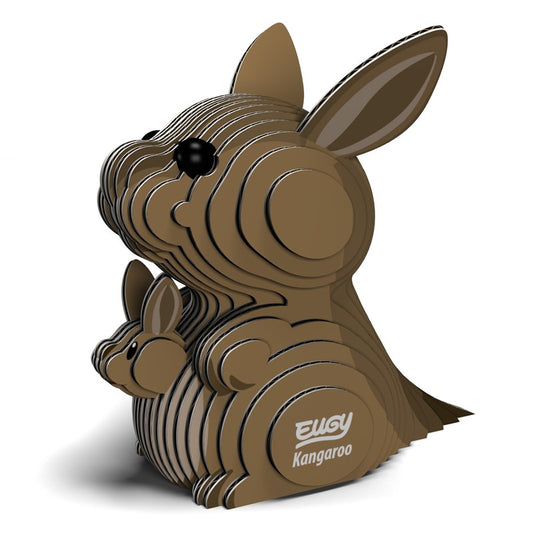 Canguro - Rompecabezas de papel 3D ecológico - Eugy 015