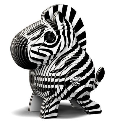 Zebra - Eco-Friendly  3D Paper Puzzle - Eugy 011