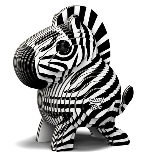 Zebra - Eco-Friendly  3D Paper Puzzle - Eugy 011