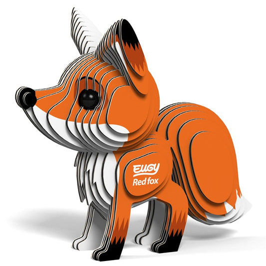 Red Fox Eco-Friendly 3D  Paper Puzzle- Eugy 072