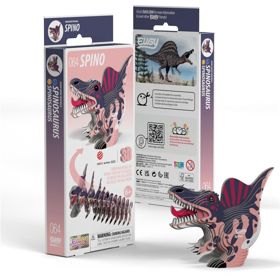 Spino - Eco-Friendly  3D Paper Puzzle - Eugy 064