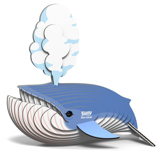 Ballena Azul - Rompecabezas de papel 3D ecológico - Eugy 066