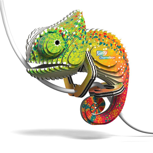 Chameleon Eco-Friendly 3D Paper Puzzle - Eugy 075