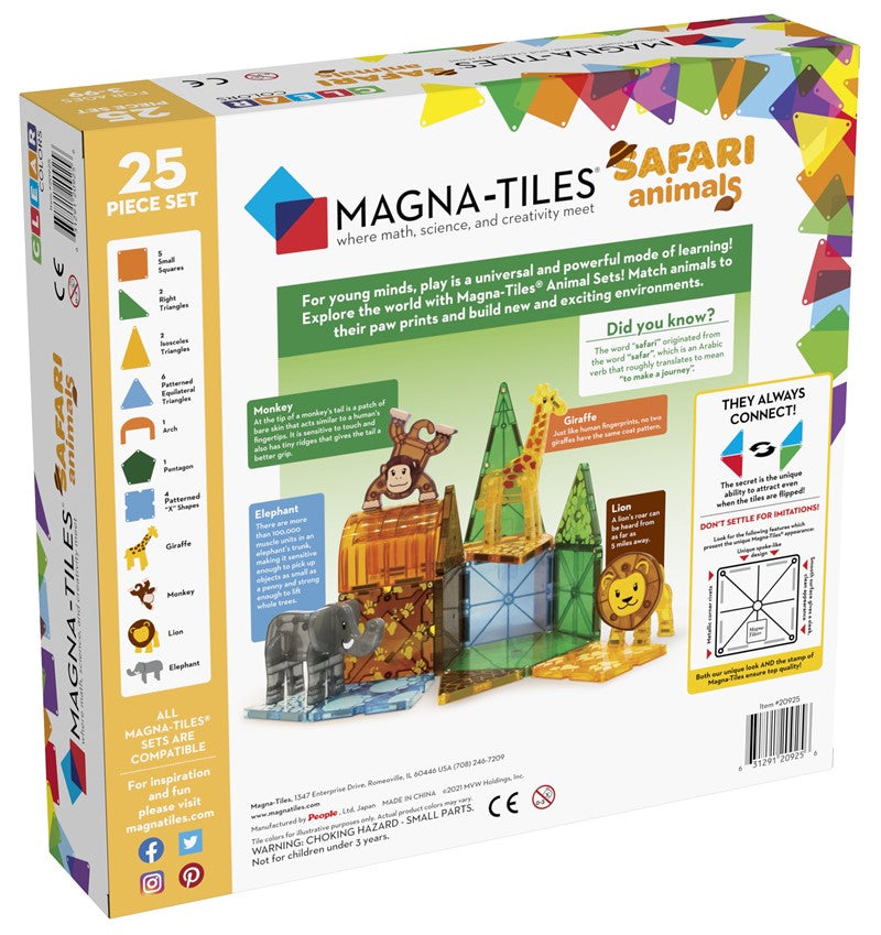 Animales de safari - Magna Tiles