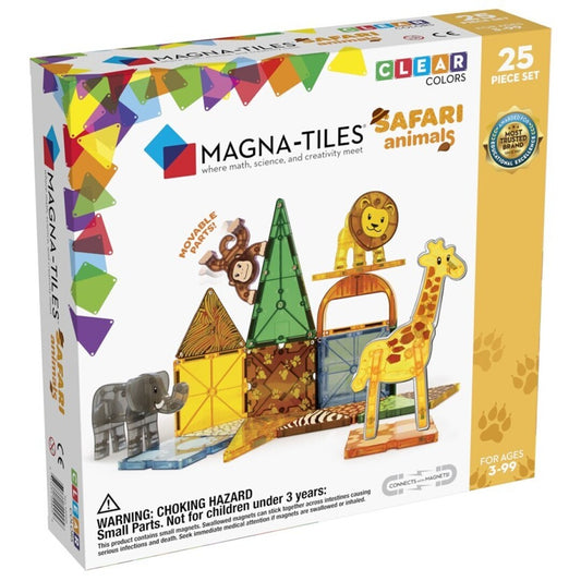 Safari Animals - Magnetic Pieces -  Magna Tiles