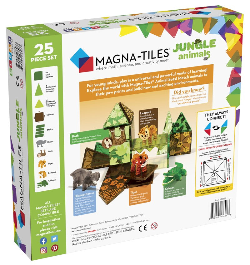Animales de la selva - Magna Tiles