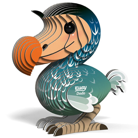 Rompecabezas de papel 3D ecológico Dodo - Eugy 100