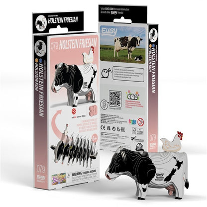 Cow Eco-Friendly 3D  Paper Puzzle - Eugy 079