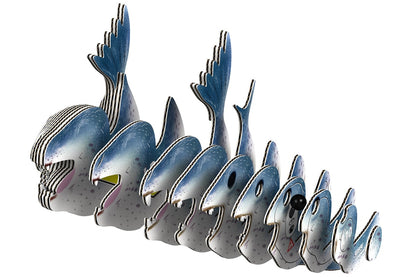 Leopard Seal - Eco-Friendly  3D Paper Puzzle - Eugy 074