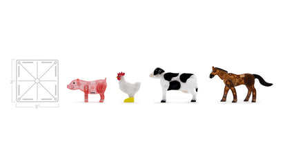 Animales de granja - Magna Tiles