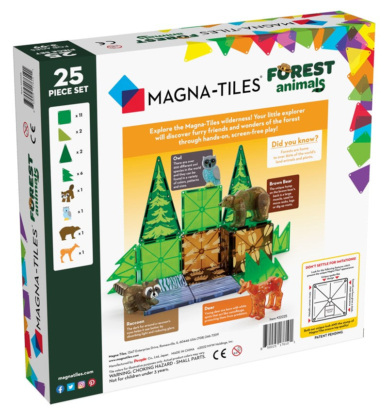 Forest Animals - Magnetic Pieces -  Magna Tiles