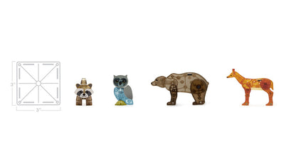 Forest Animals - Magnetic Pieces -  Magna Tiles