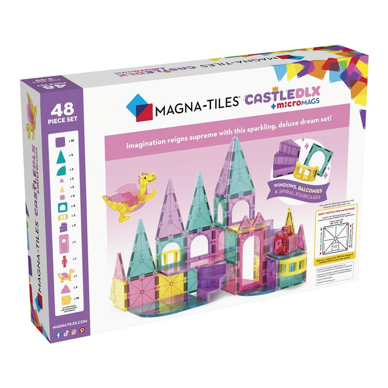 Magna Castle Deluxe + Micro Mags - Magna Tiles