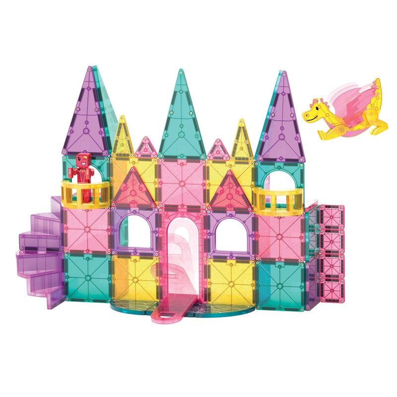 Magna Castle Deluxe + Micro Mags - Magna Tiles