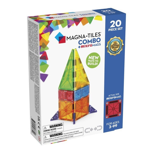 20 Magnetic Pieces Set -  Magna Tiles