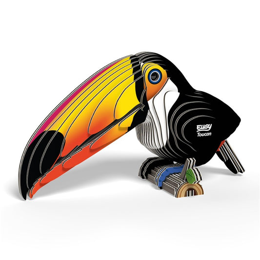 Toucan - Eco-Friendly  3D Paper Puzzle - Eugy 115