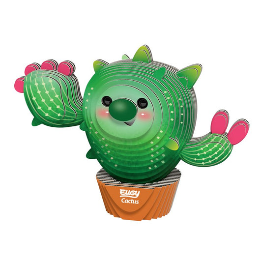 Cactus - Rompecabezas de papel 3D ecológico - Eugy 130