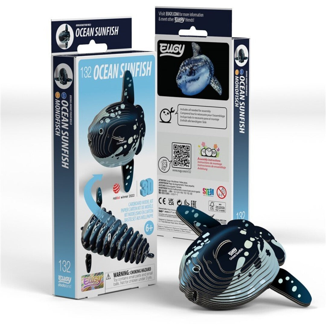 Ocean Sunfish - Eco-Friendly  3D  Paper Puzzle - 132