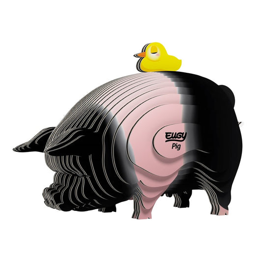 Pig - Eco-Friendly  3D Paper Puzzle - Eugy 128