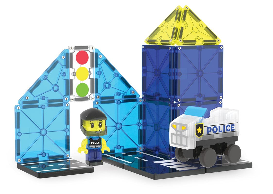 Patrulla policial - Magna Tiles