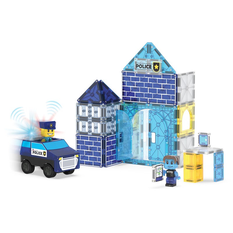 Police Station 35 Pieces - Magna Tiles