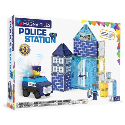 Police Station 35 Pieces - Magna Tiles