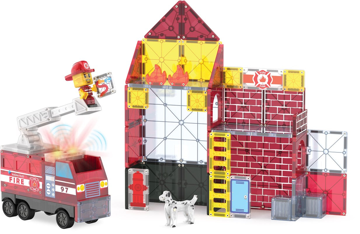 Estación de bomberos - Magna Tiles