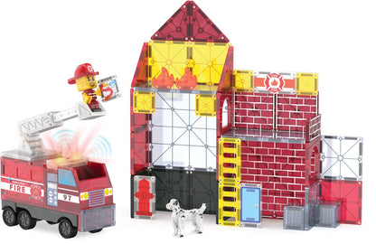 Estación de bomberos - Magna Tiles