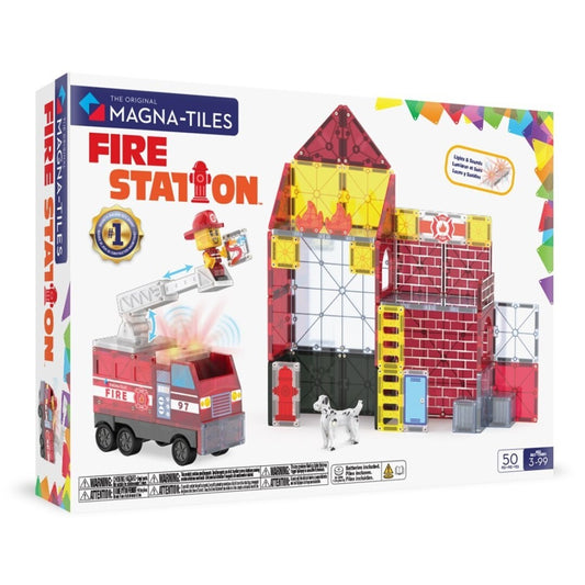 Fire Station - Magna Tiles
